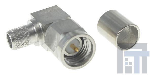 141-0407-102 РЧ соединители / Коаксиальные соединители SS RA CRIMP PLUG CAPTIVATED CONTACT