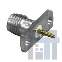 141-0701-602 РЧ соединители / Коаксиальные соединители SS 2-HOLE FLANGE MNT RECEPTACLE