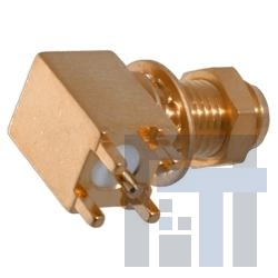142-0701-551 РЧ соединители / Коаксиальные соединители PC R/A BLHD JCK GLD .110