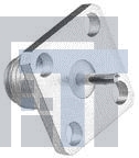 142-0701-636 РЧ соединители / Коаксиальные соединители 4 Hole Flnge Mnt ST JK Rec;flush dielec