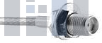 142-5308-401 РЧ соединители / Коаксиальные соединители SMA Jk Asmbly Strgt Blkhd LH Thrd RG142