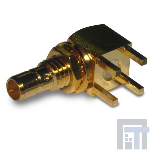 142184-75 РЧ соединители / Коаксиальные соединители MINI SMB R/A BLKHEAD REC PCB 75 OHM GOLD