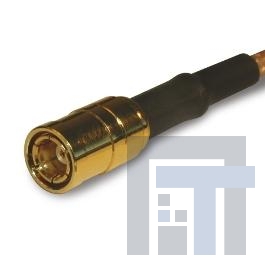 142229 РЧ соединители / Коаксиальные соединители SMB ST CRIMP PLUG 178/196U GOLD