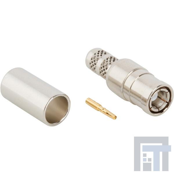 142254 РЧ соединители / Коаксиальные соединители SMB ST CRIMP PLUG RG 58/U 50 OHM NICKEL