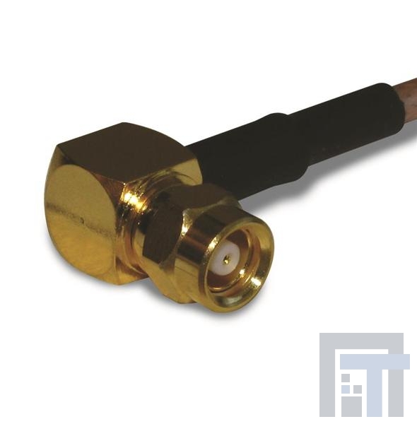 152107 РЧ соединители / Коаксиальные соединители SMC RA CABLE PLUG RG174 50 OHM GOLD