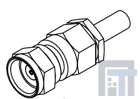 1702-1571-003 РЧ соединители / Коаксиальные соединители 75OHM F STR NA CR 2.6/50S