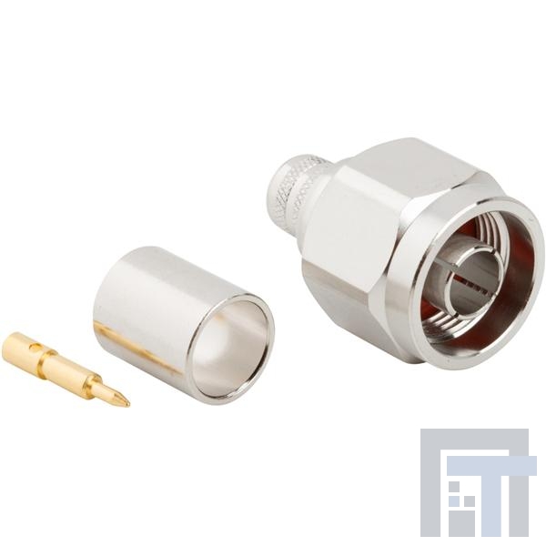 172102H243HEX РЧ соединители / Коаксиальные соединители N CRIMP PLUG LMR400 NEXCOTE HEX NUT