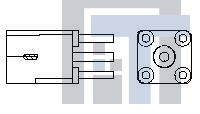 1757644-1 РЧ соединители / Коаксиальные соединители SCD SMPM PCB PLUG
