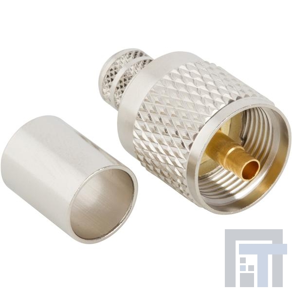 182130 РЧ соединители / Коаксиальные соединители UHF Plug Silver Phenolic Insulated