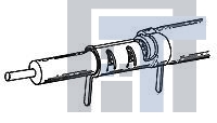 226176-2 РЧ соединители / Коаксиальные соединители COAX PCB BRAID TERMN