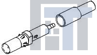 227605-8 РЧ соединители / Коаксиальные соединители SOCKET ASSY MICROMIN