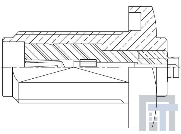 242201 РЧ адаптеры - междусерийные AdaptAMCJackSMAJack Bulkhead, 50 Ohms