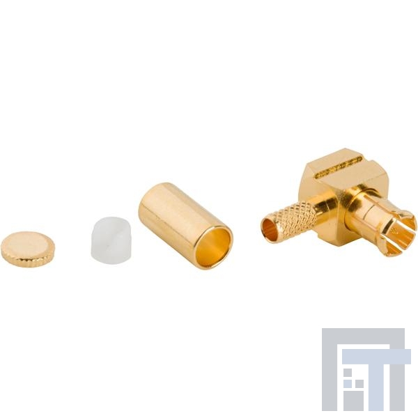 252102-75 РЧ соединители / Коаксиальные соединители MCX RIGHT ANGLE PLUG 179/U GOLD