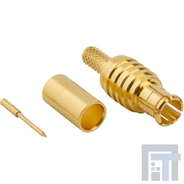 252103 РЧ соединители / Коаксиальные соединители MCX STRAIGHT CRIMP PLUG 316/U GOLD