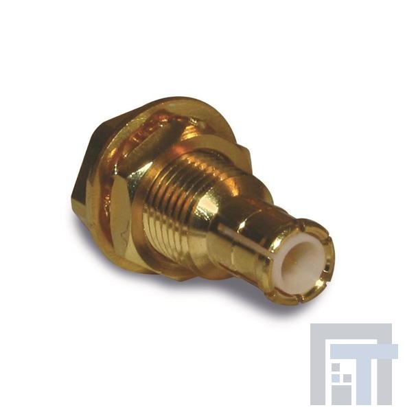 252173 РЧ соединители / Коаксиальные соединители MCX BULKHEAD PLUG GOLD