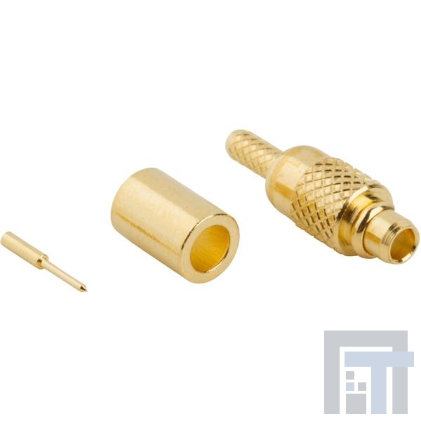 262100 РЧ соединители / Коаксиальные соединители MMCX ST CRIMP PLUG RG 178/196U GOLD