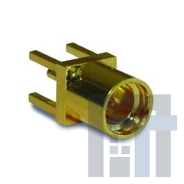 262104-10 РЧ соединители / Коаксиальные соединители MMCX PCB ST RECPT .068 LEGS GOLD