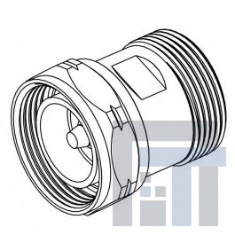 272292 РЧ адаптеры - внутрисерийные 7/16 PLG to 7/16 JK Adapter, Low PIM