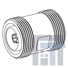 272300 РЧ адаптеры - внутрисерийные 7/16 JK to 7/16 JK Adapter, Low PIM