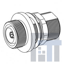 272301 РЧ адаптеры - внутрисерийные 7/16 JK to 7/16 JK BHD Adapter, Low PIM