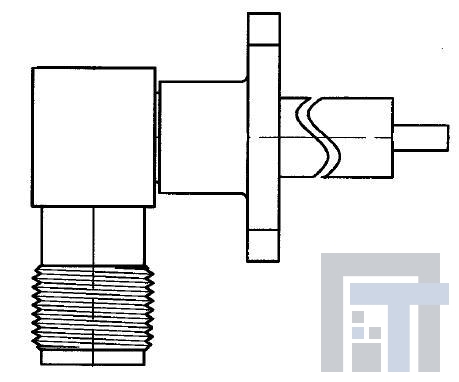 2960-6025 РЧ соединители / Коаксиальные соединители SMA F FlangMountConn 4HoleR/A Candlestick