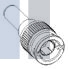 31-70257 РЧ соединители / Коаксиальные соединители MINI BNC CRIMP PLUG 75ohm RG6 1694A