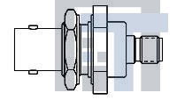 3284-2240-00 РЧ адаптеры - междусерийные ADPTR BNC JK/SMA JK