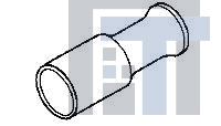 328664 Принадлежности для РЧ-соединителей FERRULE, SILVER PLATED