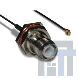 336206-12-0300 Соединения РЧ-кабелей TNC Jack-AMC RA Plug 113mm Cable, 300mm