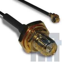 336306-12-0300 Соединения РЧ-кабелей SMA Jack-AMC RA Plug 113mm Cable, 300mm