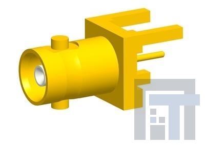 34-1021 РЧ соединители / Коаксиальные соединители HD-BNC Edge Launch Jack .062 Board