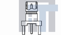 415504-4 РЧ соединители / Коаксиальные соединители JACK PCB MINI-SMB VE