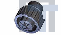 5-1813099-1 РЧ соединители / Коаксиальные соединители 2.5mm SOCKET HSG ASSEMBLY(BLACK 4 POS)