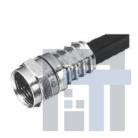 5-1814821-7 РЧ соединители / Коаксиальные соединители Str Plg Hex 75 Ohm CT125