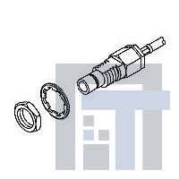 5104-5003-09 РЧ соединители / Коаксиальные соединители SMB ST JCK BHD CBL CLMP BR/G/G