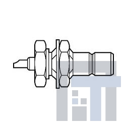 5158-5010-09 РЧ соединители / Коаксиальные соединители SMB BLKD JACK RECPT