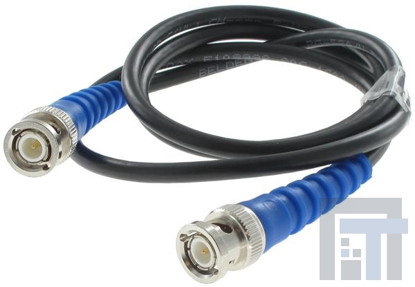 73-6351-3 Соединения РЧ-кабелей RG-58AU 50 OHM PLUGS BLUE BOOT 3FT