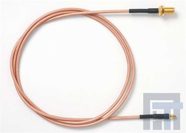 73065-BB-48 Соединения РЧ-кабелей MMCX PLUG TO SMA BULKHEAD JACK 48