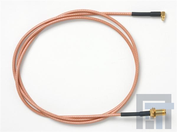 73066-BB-24 Соединения РЧ-кабелей MMCX R-A PLUG TO SMA BULKHEAD JACK 24