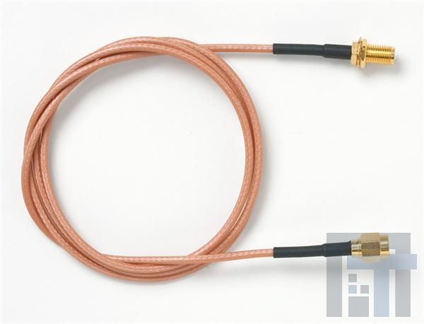 73071-BB-24 Соединения РЧ-кабелей SMA R-A PLUG TO SMA BKHD JACK RG316 24