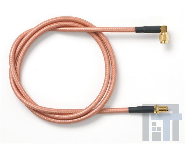 73071-X-48 Соединения РЧ-кабелей SMA R-A PLUG TO SMA BKHD JACK RG58 48