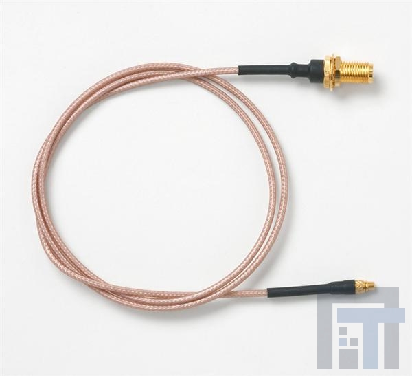 73078-UU-12 Соединения РЧ-кабелей MMCX PLUG TO SMA BKHD JACK RG178 12