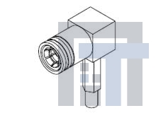 73404-1850 РЧ соединители / Коаксиальные соединители SMB PLUG R/A 75 OHMS AIR DIELECTRIC