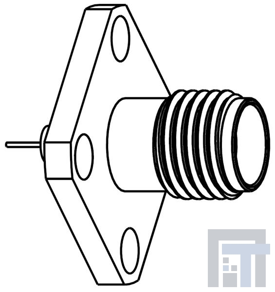 901-10151 РЧ соединители / Коаксиальные соединители SMA StraightJack PanelMount,50ohm