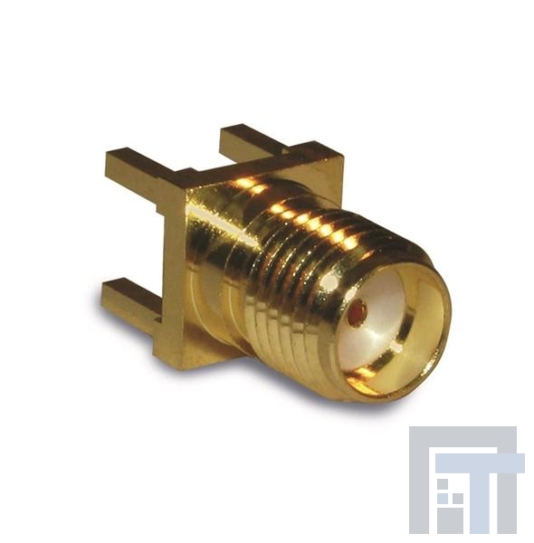 901-144-8RFX РЧ соединители / Коаксиальные соединители VERTICAL PCB JACK GOLD PLATED BRASS