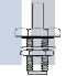 901-9210-1 РЧ соединители / Коаксиальные соединители SMA (F) SOLDER BLKHD MNT .141