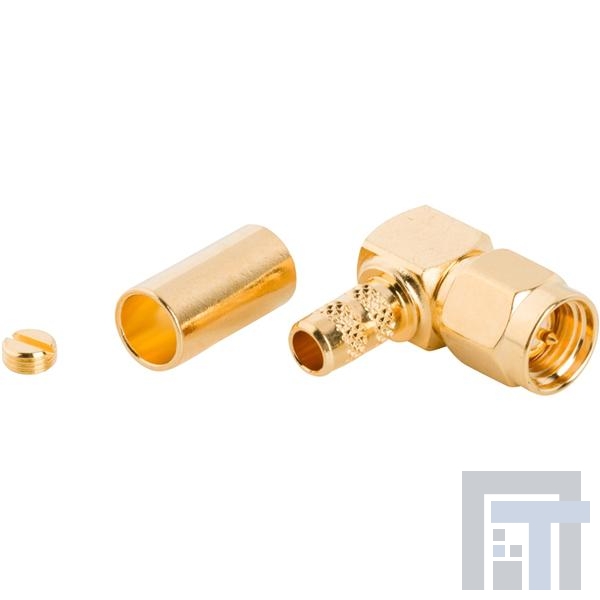 901-9873 РЧ соединители / Коаксиальные соединители R/A PLUG GOLD PLT BRASS RG58 LMR195