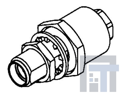 9153-7553-002 РЧ соединители / Коаксиальные соединители SMA F STR BHD CR 2/50S