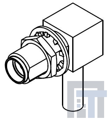 9613-1523-003 РЧ соединители / Коаксиальные соединители SMA F RA BHD CR 2.6/50S