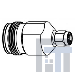 AD-4310JSMAP-1 РЧ адаптеры - междусерийные 4.3/10 JACK TO SMA PLUG STRT